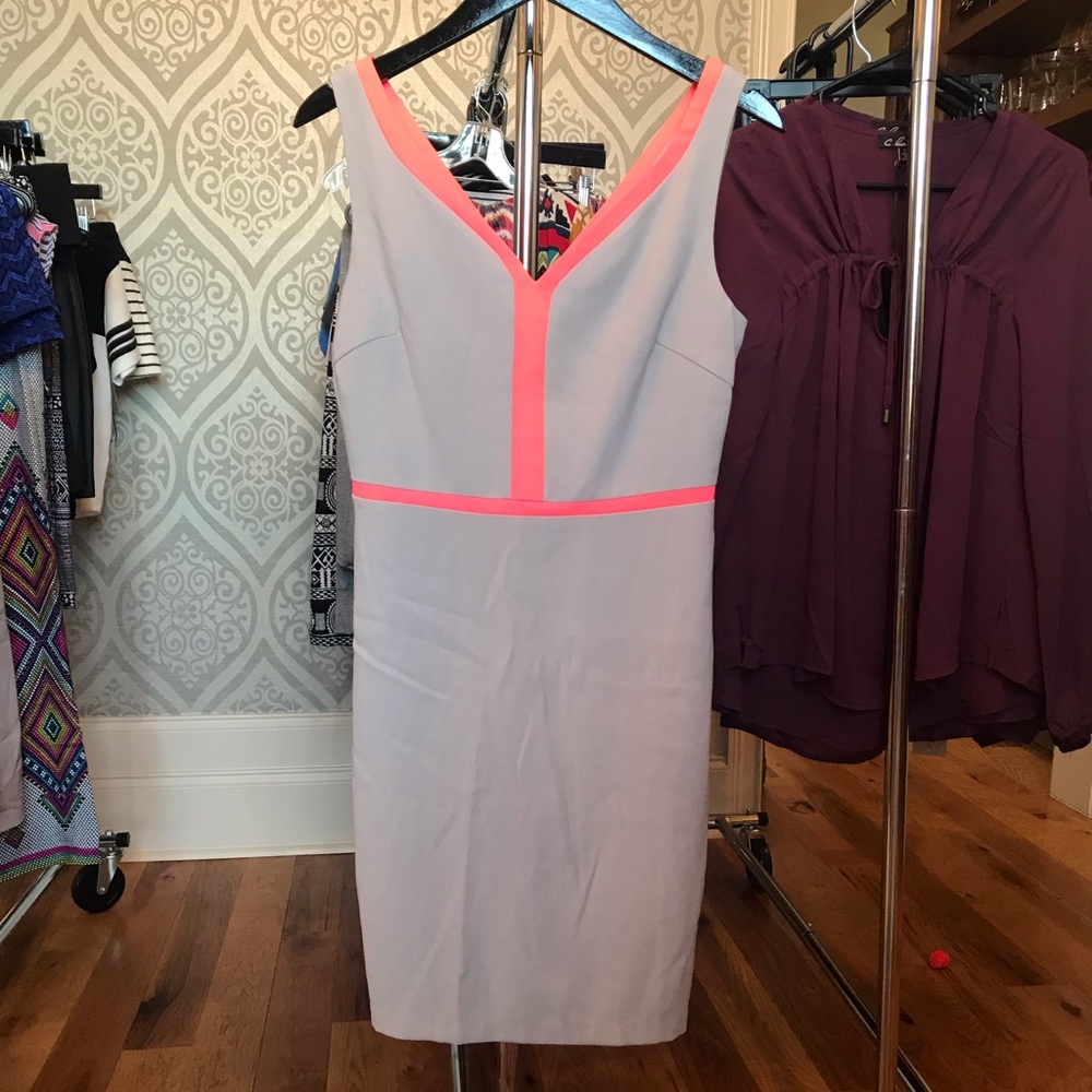 V Neck Midi Dress